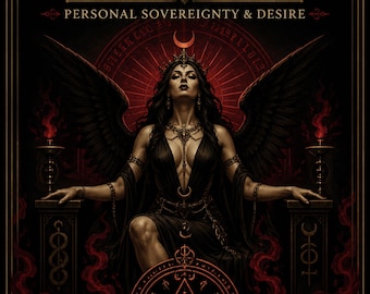 Grimório da Demônia Lilith, Soberania Pessoal e Desejo (PDF Digital)