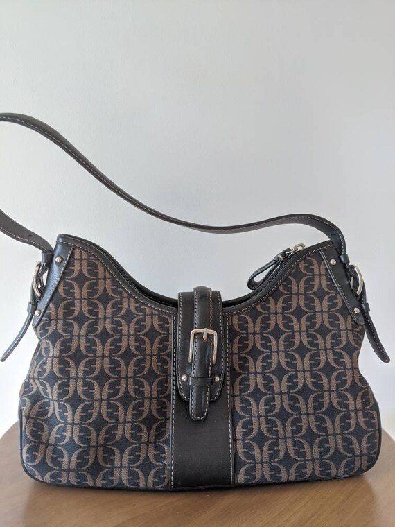 Vintage FOSSIL Monogrammed Shoulder Bag 