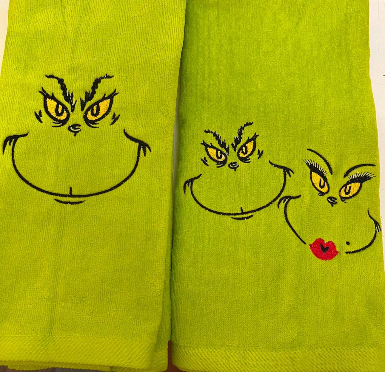 Grinch Bath Towels - Etsy