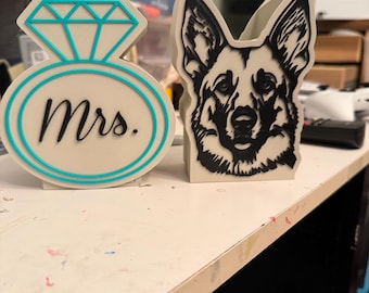 Bath and body works soap holders.  Home decor for any room! Mrs wedding