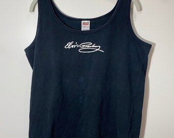 Vintage Elvis Presley Signature Graphic Tank Large