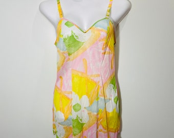 Vintage Fashion Bug Nightgown House Dress Yellow Blue Butterflies L XL NWT  - Etsy