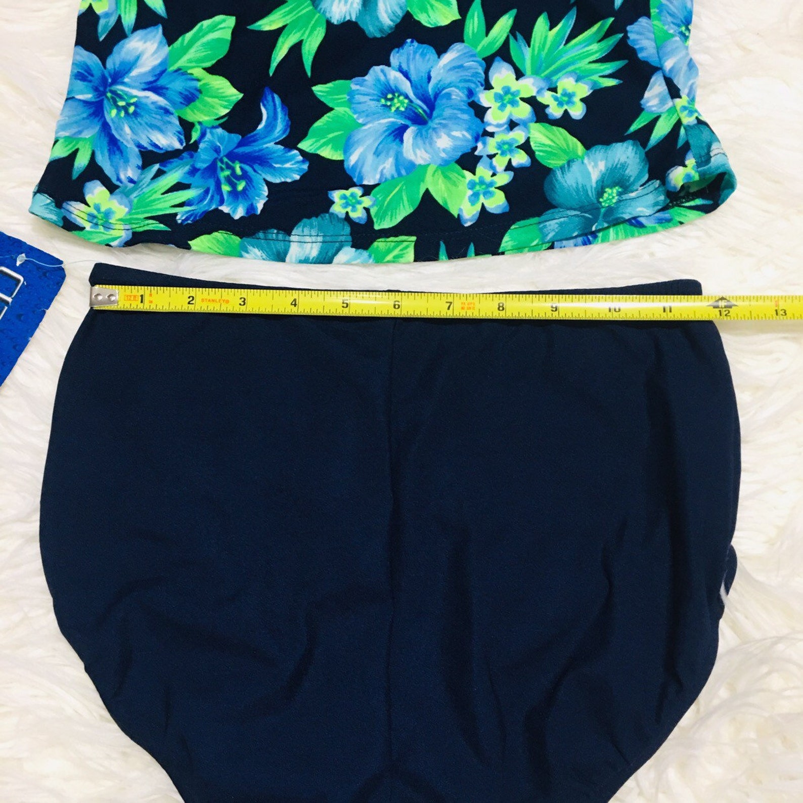 Vintage 90s Gabar Tankini Shiny Spandex Swimsuit Size 8 Bikini | Etsy