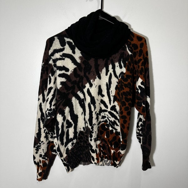 Leopard Sweater - Etsy