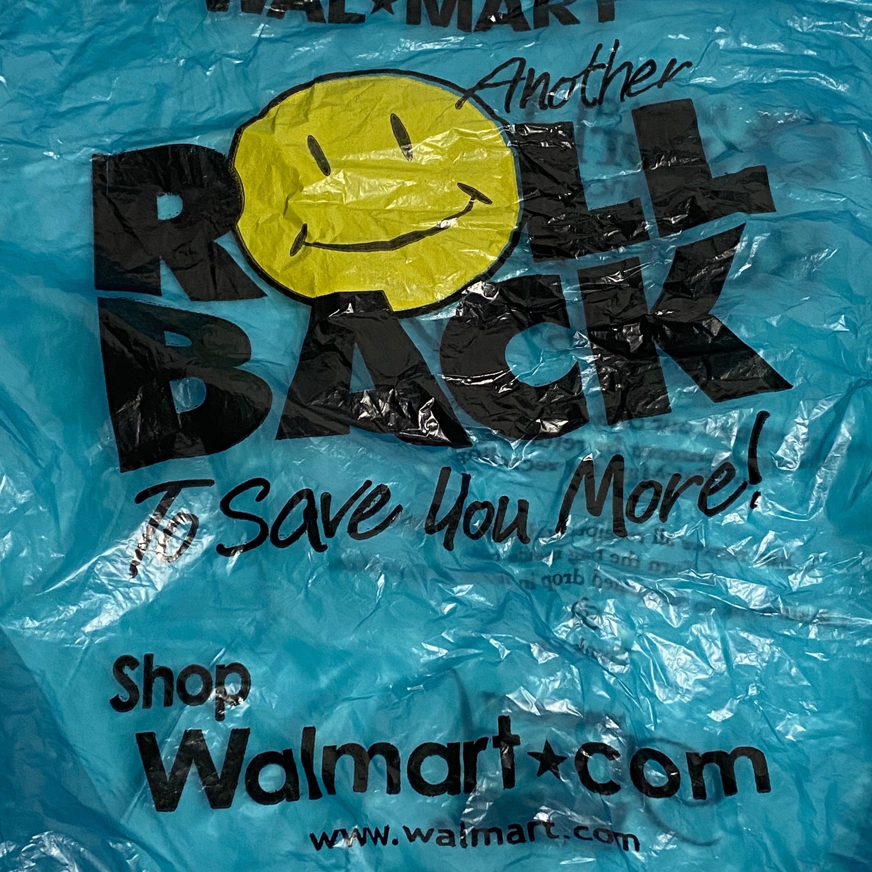 Blue walmart bags hotsell