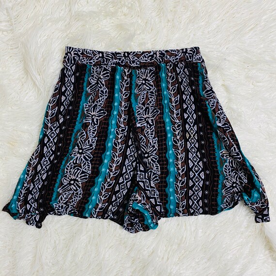 vintage rayon culottes shorts Gem