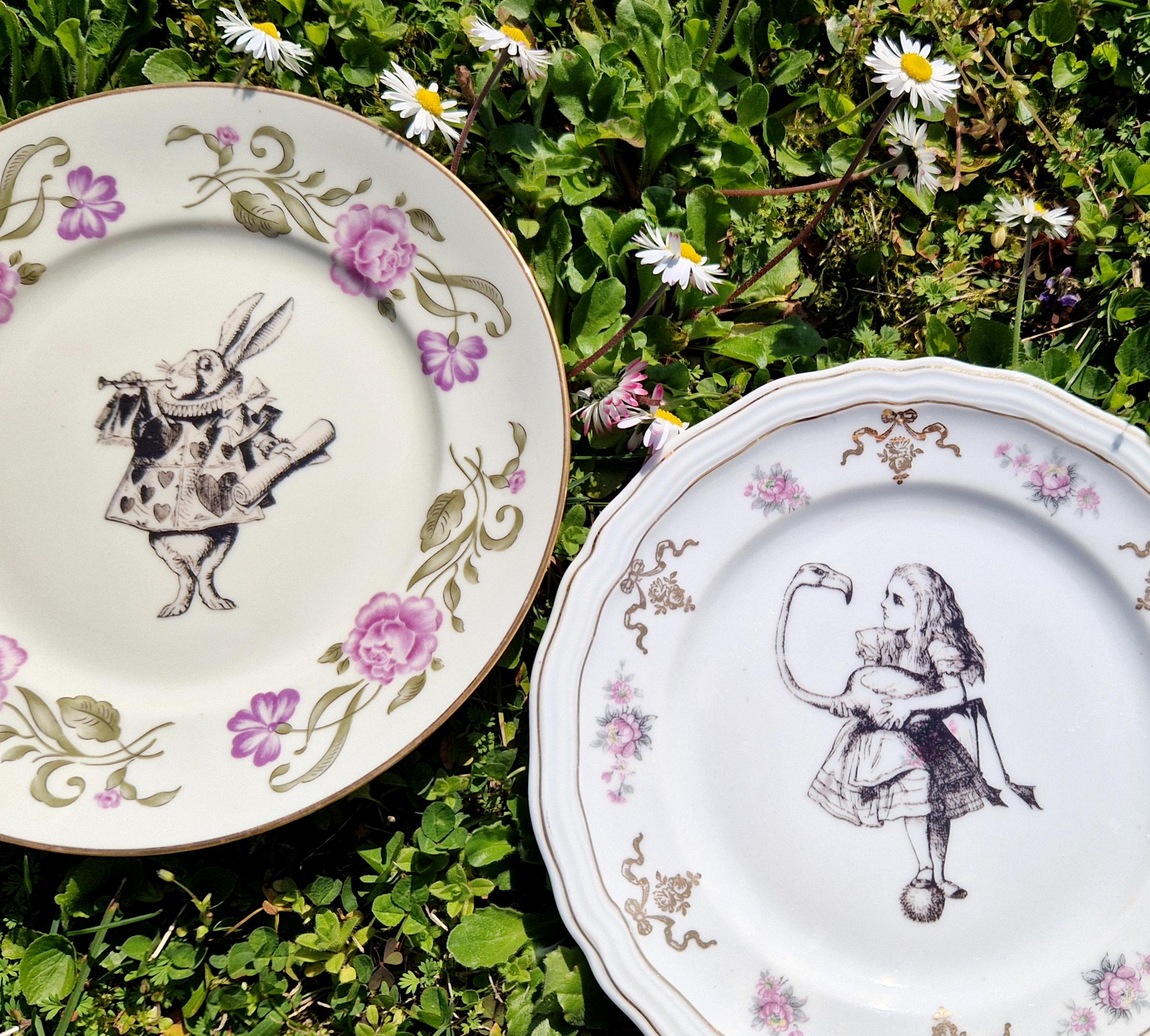 ヴィンテージ 不思議の国のアリス デザートプレート - Etsy 日本