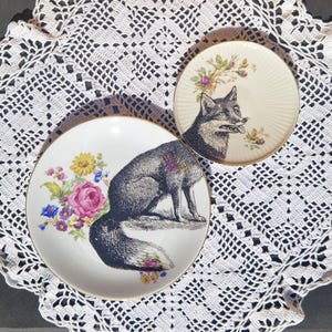 Set of 2 Mismatch Side Plates Fox image 1