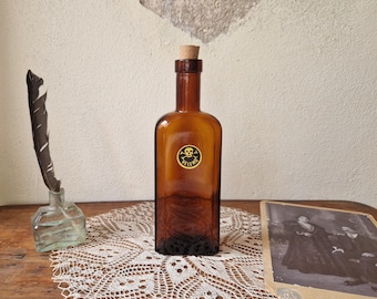 Antique Poison bottle Apothecary Pharmacy, druggist, medical oddity, vintage curiosity
