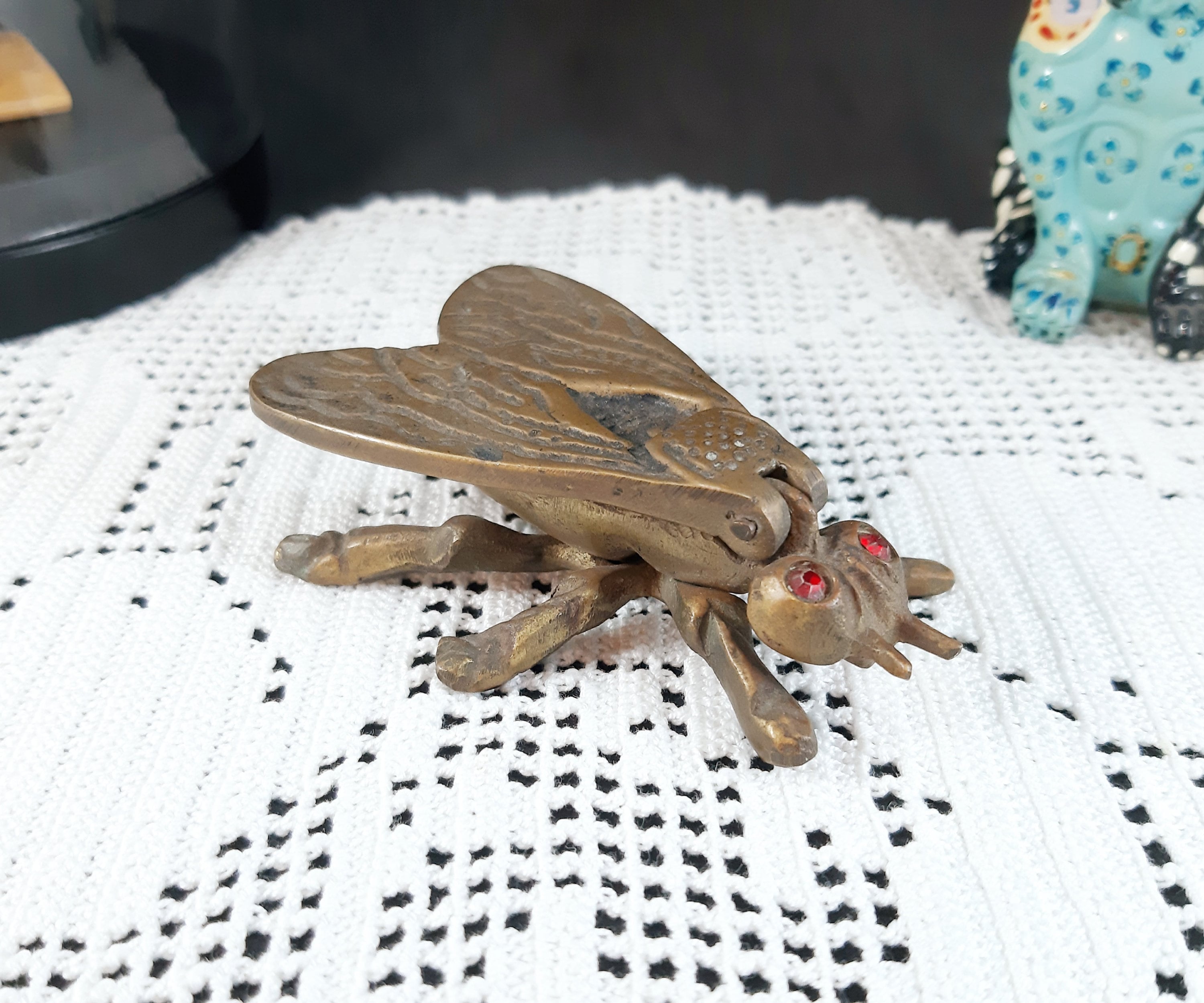 小さなヴィンテージのハエ虫灰皿 - Etsy 日本