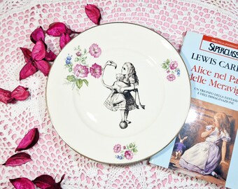 Vintage Alice in Wonderland zoete schotel