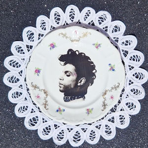 Prince The Artist on Vintage Side Plate