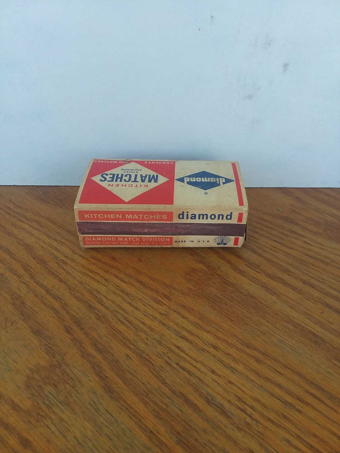 Vintage Diamond Matches in Original Box Mid Century | Etsy