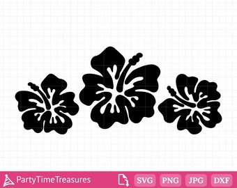 Tropical Flowers Svg Template Svg For Cricut And Silhouette Bouquet Cut File Stencil Hibiscus Flower Svg Hawaian Stencil Tropical Clip Art Art Collectibles Kromasol Com