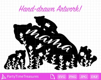 Download Momma Bear Svg Etsy