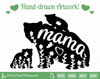 Download Mama Bear Svg Etsy