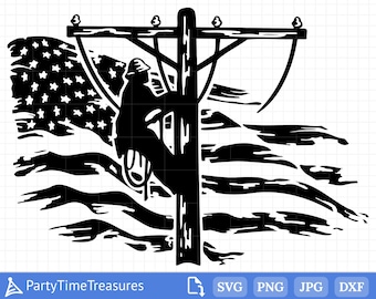Lineman Svg Etsy