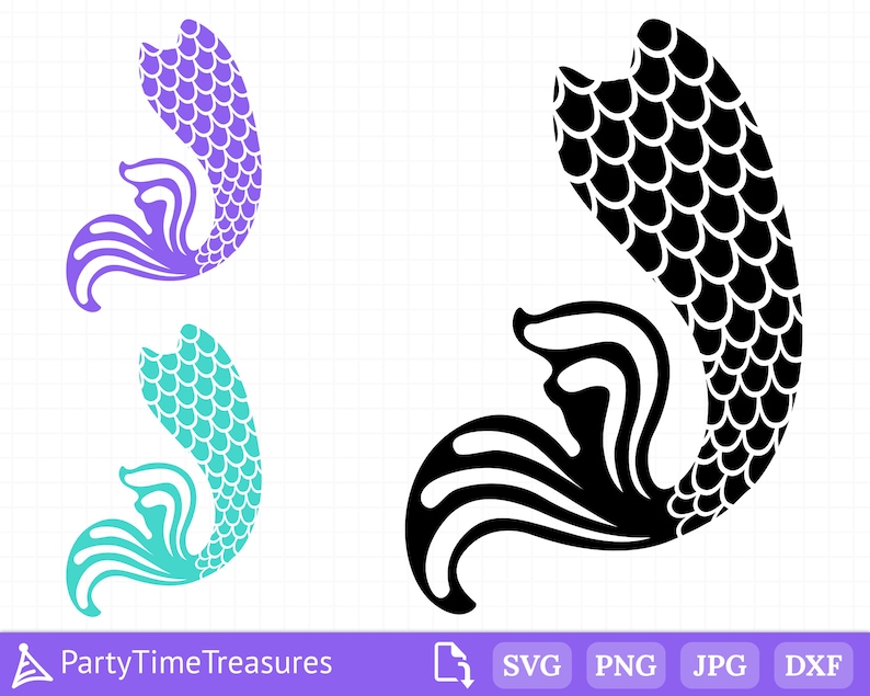 Free Free 56 Mermaid Tail Svg Etsy SVG PNG EPS DXF File