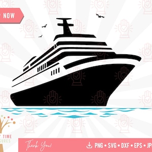 Cruise Ship Svg, Yacht Svg, Cruise Vacation Cut Files, Boat Vector, Ship Shirt Png