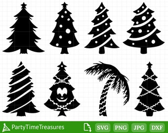 Christmas Tree Svg, Christmas Svg, Christmas Tree Clipart, Christmas Bundle, Christmas Cut Files - PT1213