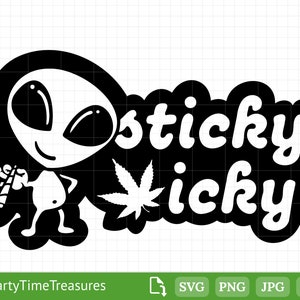 Rolling Tray Svg, Weed Svg, Alien Sticky Icky, Marijuana Svg, Cannabis Svg, Rolling Tray Decal, Png, Dxf, Pdf - PT1263