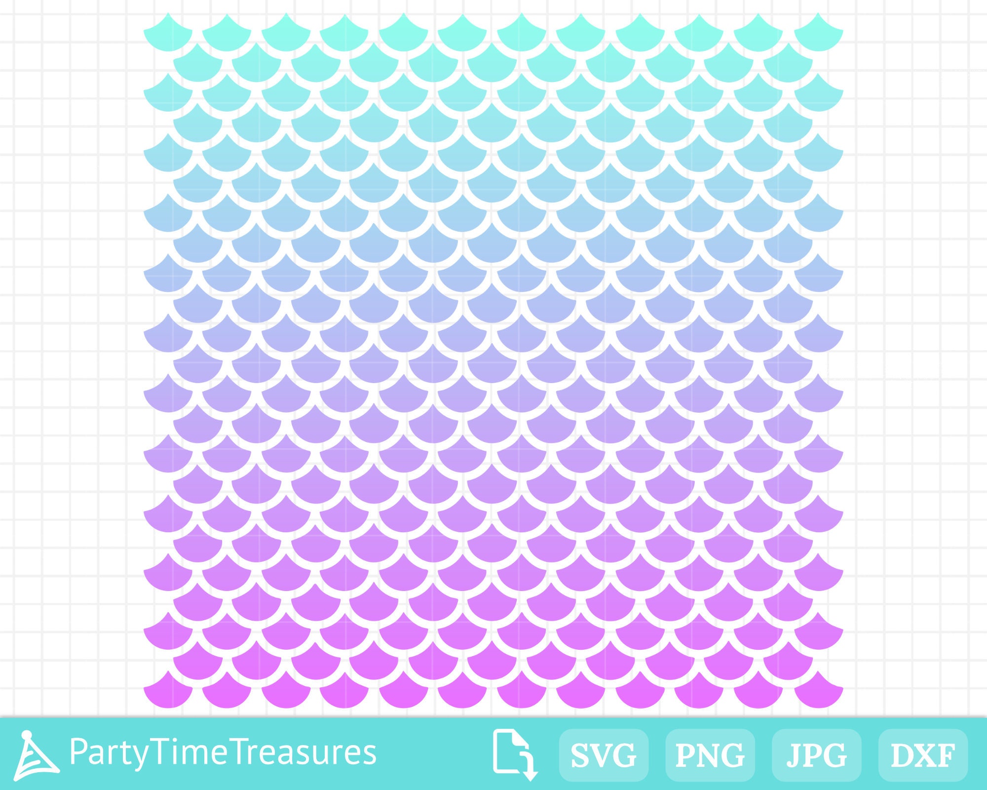 Mermaid Scales SVG Mermaid Cut File Pattern Mermaid - Etsy