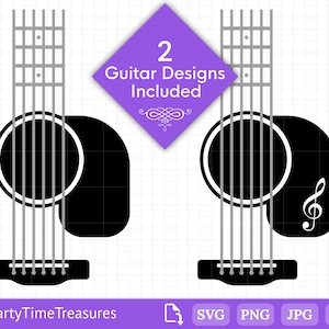 Guitar Svg, Guitar Tumbler Svg, Acoustic Guitar Svg, Png, Jpg, Dxf - PT1241