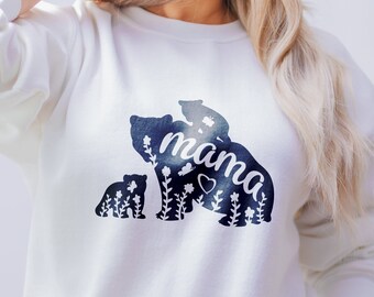 Mama Bear Svg, Mama Svg, Momma Bear Svg, Mommy Svg, Mothers Day Svg, Mom Bear Svg, Mama Bear Cut File - PT1245