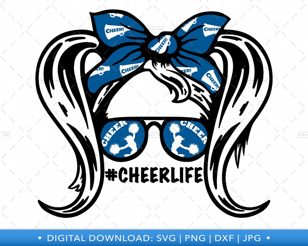 Cheer Life SVG Cheerleader Cheerleading Cut File PT1523 - Etsy Canada