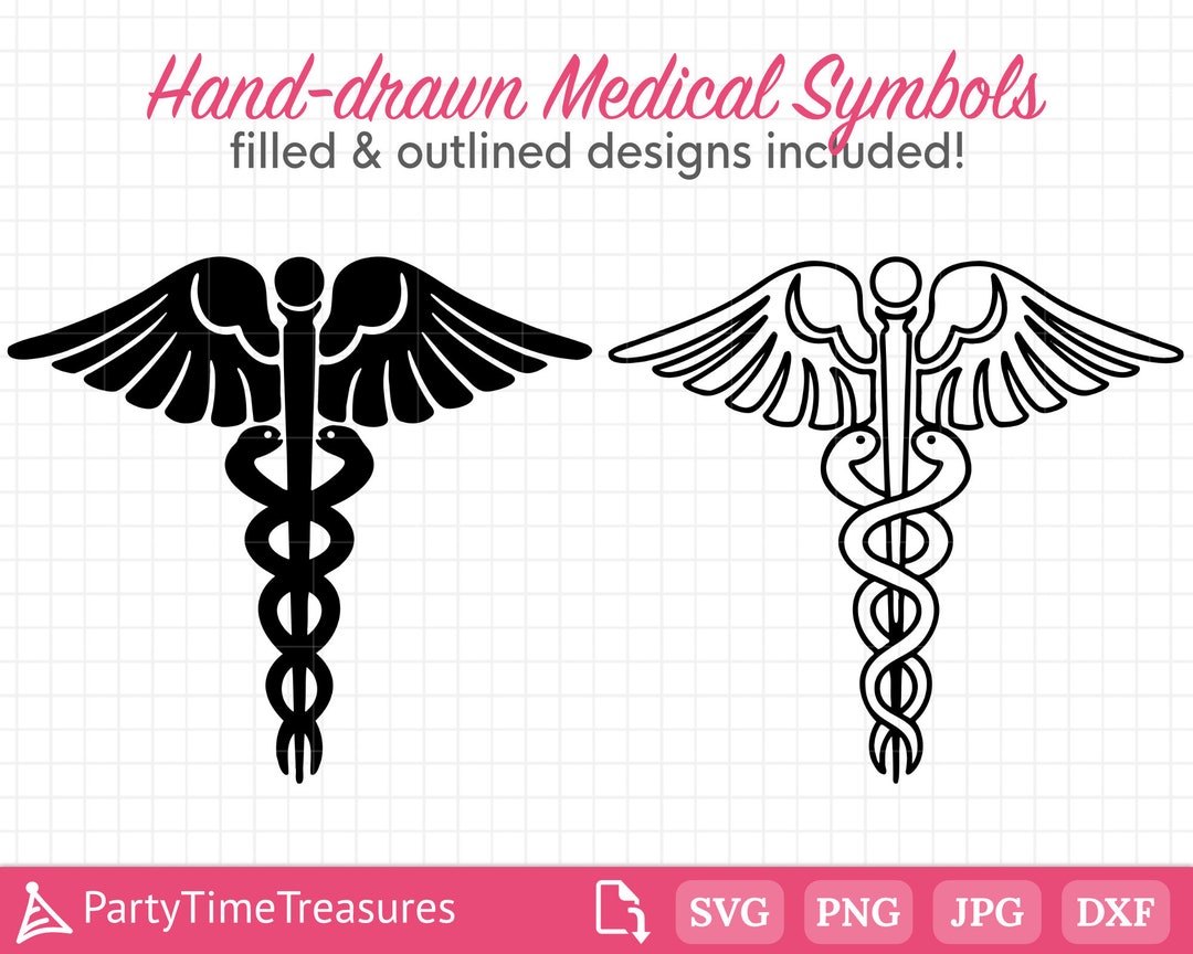 Medical Symbol SVG Nurse Svg Caduceus Svg Medical Logo Svg - Etsy