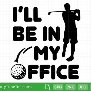 Golf Svg, Golfing Svg, Golf Clipart, Golfer Svg, Golf Ball Svg, Png, Dxf, Pdf - PT1255