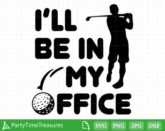 Golf Svg, Golfing Svg, Golf Clipart, Golfer Svg, Golf Ball Svg, Png, Dxf, Pdf - PT1255