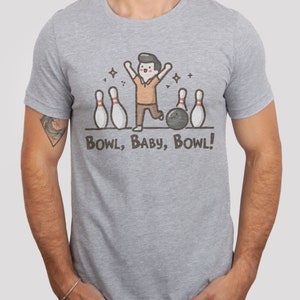 Niedliche Bowling SVG Datei, lustige Bowling Clipart, Bowling Shirt Design Png Dxf