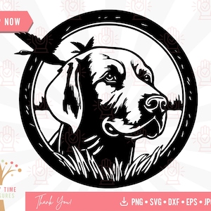 Black Labrador Retriever Svg, Duck Hunting Png Clipart, Temporada De Caça Cut File