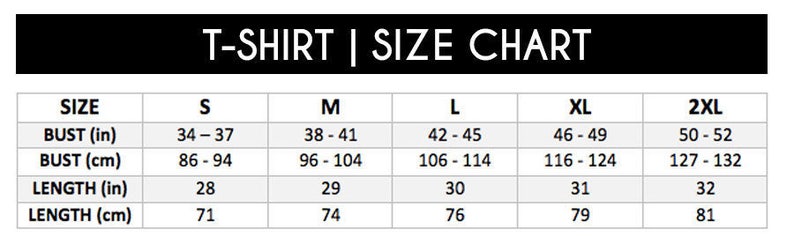 Bee Darlin Size Chart