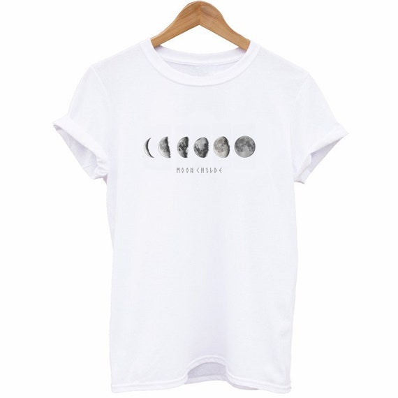 Moon Phase Shirt Moon Child Shirt Women 