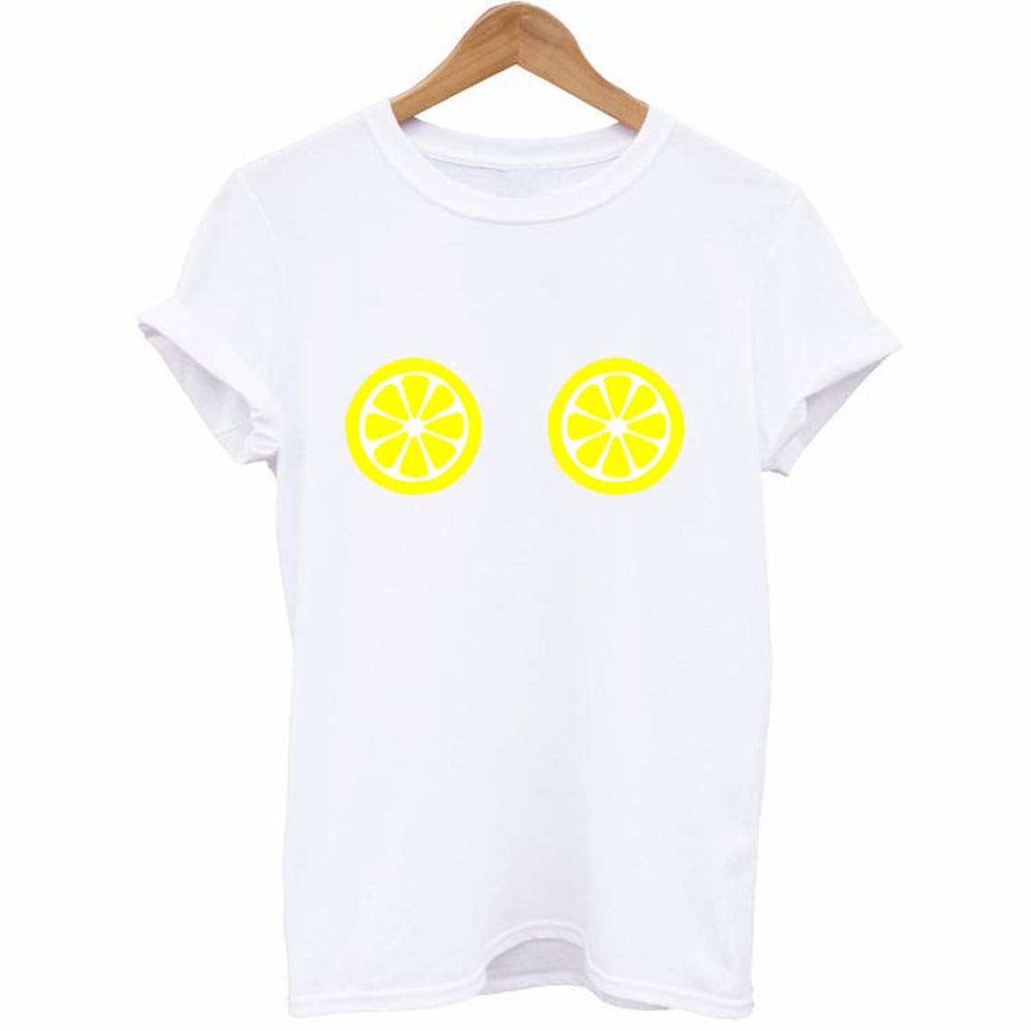 Lemon Slice Breast Boobs Tee Tumblr T-shirt Summer Shirt - Etsy