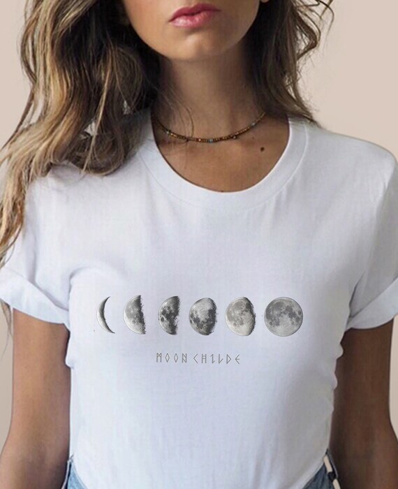 t shirt with moon phases