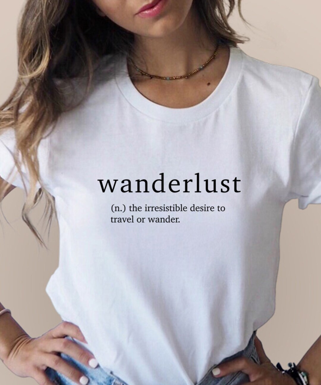 Wanderlust Definition Shirt Travel Shirt Tumblr Clothing - Etsy
