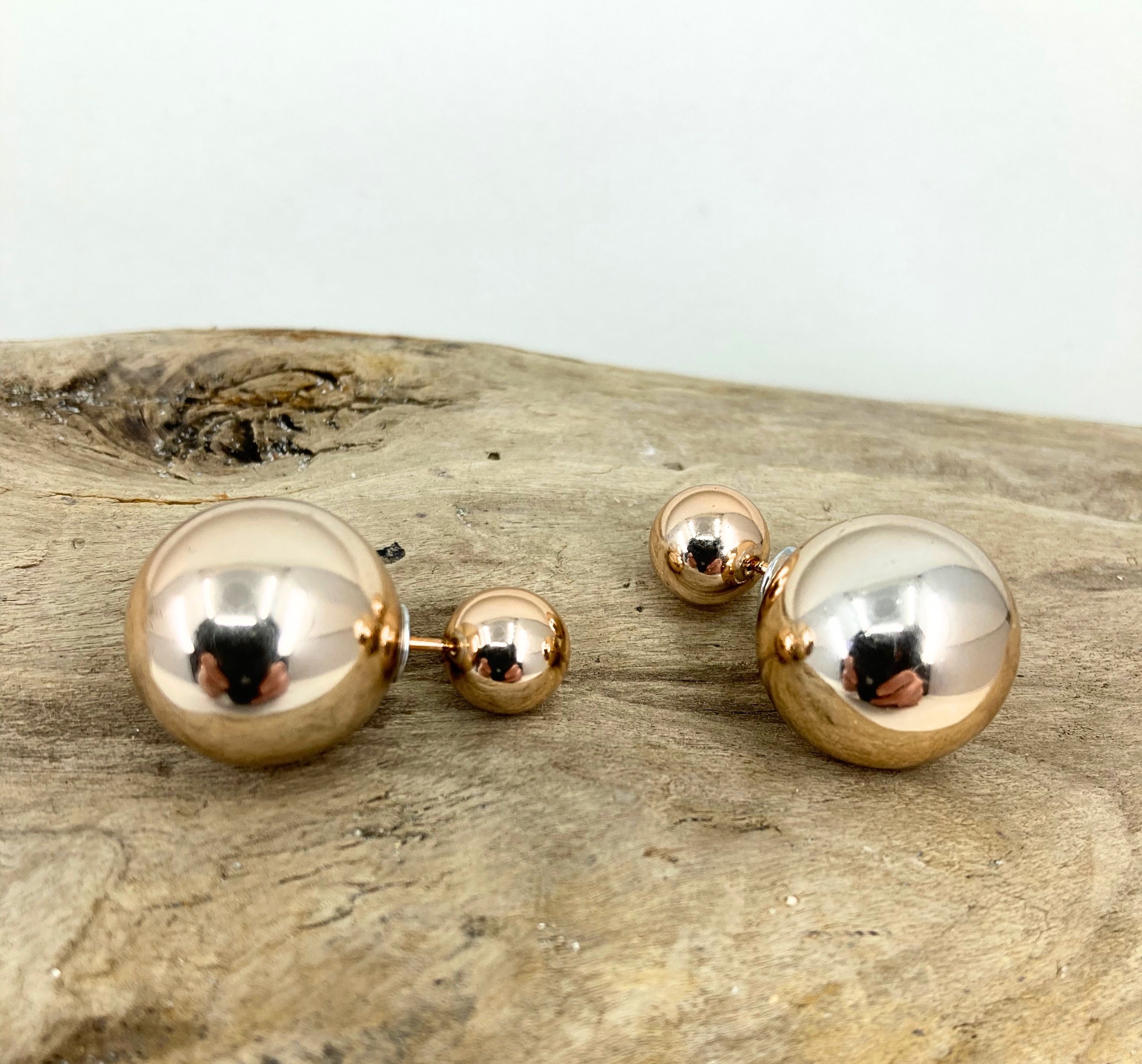 14K Gold-plated 4mm Gold Ball Stud Earrings With Screw Backs, Kids, Babies,  Toddler, Little Girls Earrings, Infant Jewelry, Hypoallergenic 