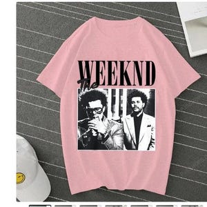 Pop Singer Artist The Weeknd Print Anime Tops Tees Clothes Female T-shirt Women Cartoon Tee Short Sleeve Fashion Girls T Shirt