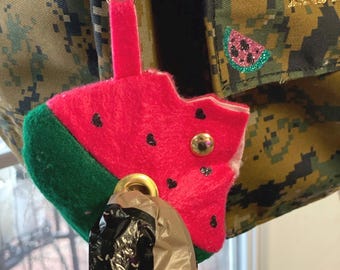 Watermelon Poop Bag Dispenser