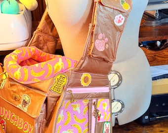 Bolsa transportadora para mascotas Lunchbox Loves Patches