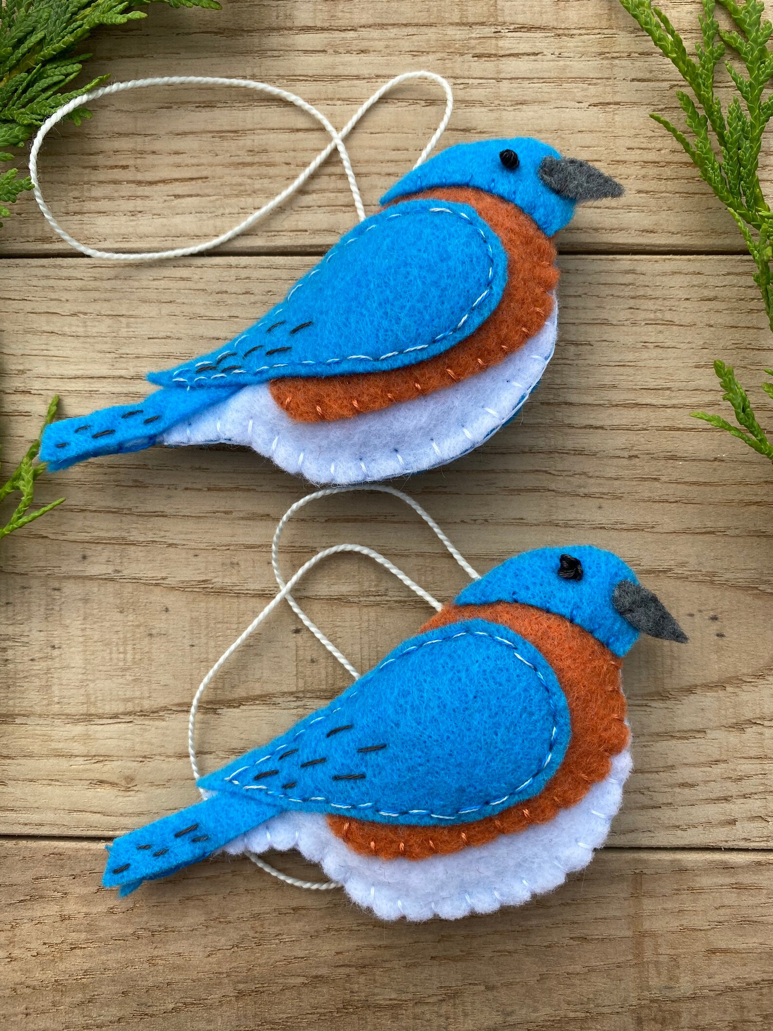 Bluebird Christmas Ornament 