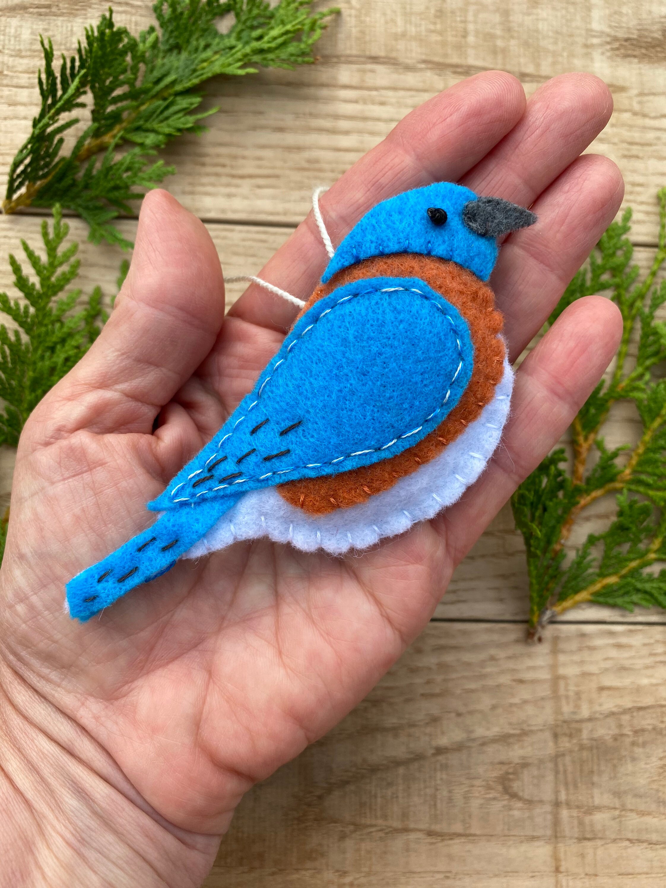 Bluebird Christmas Ornament 