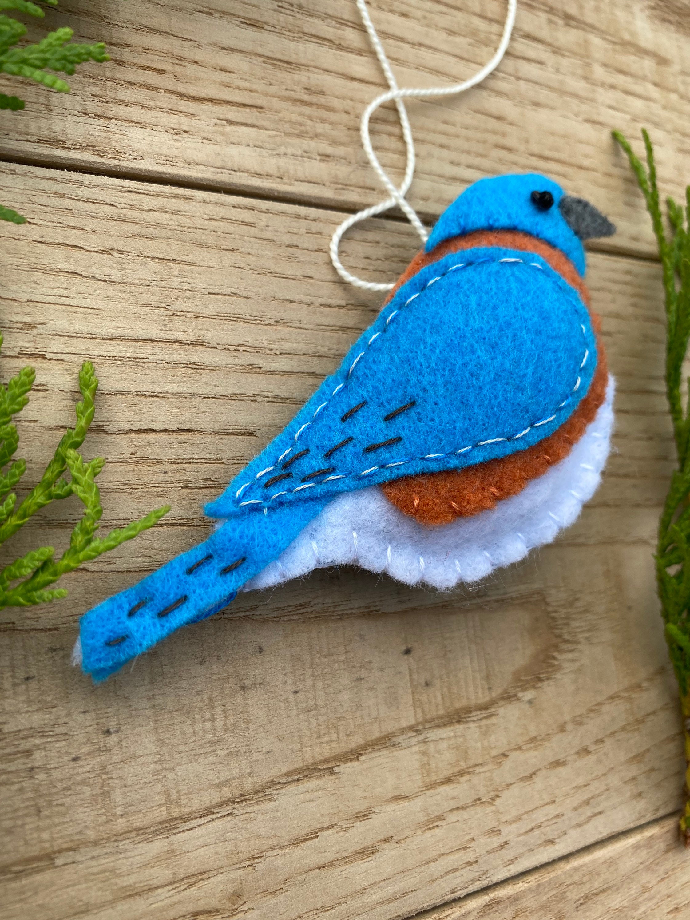 Bluebird Christmas Ornament 