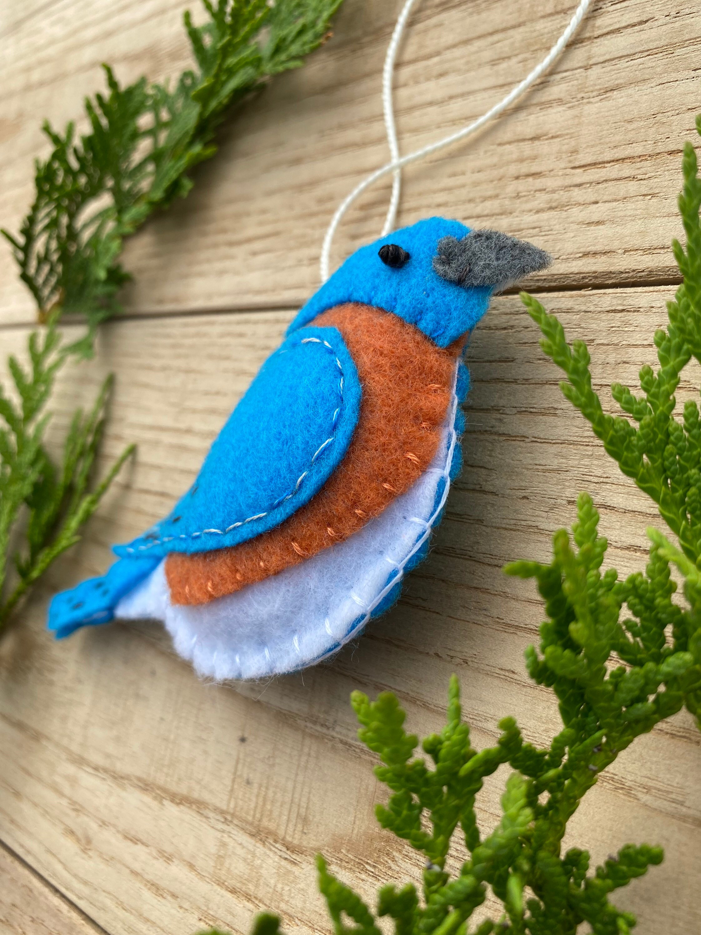 Bluebird Christmas Ornament 