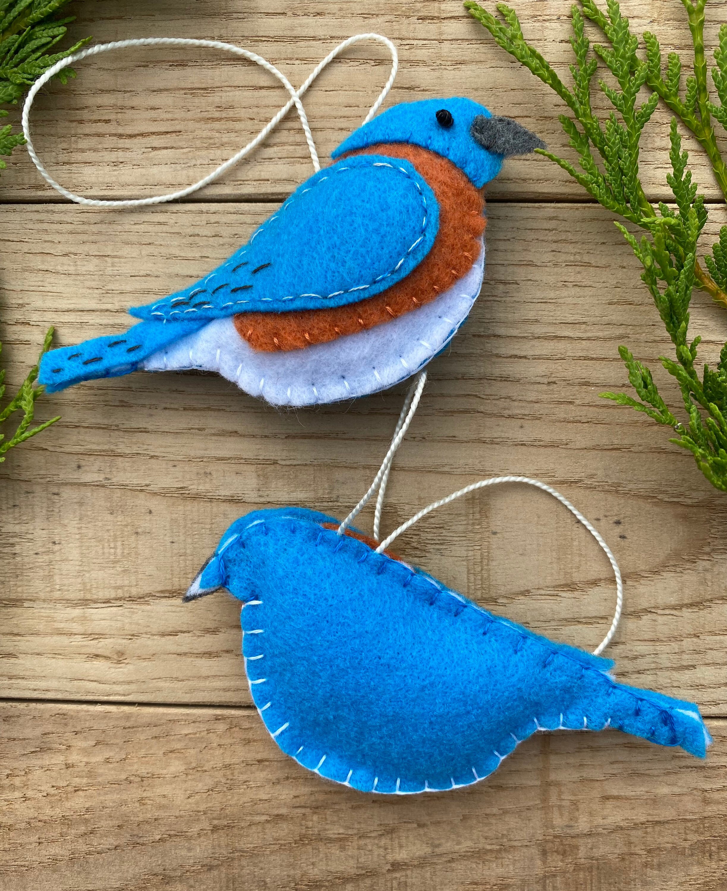 Bluebird Christmas Ornament 