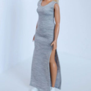 Doll clothes / curvy doll clothes / 12 inch doll clothes / doll dress  / doll clothing   / made to move / curvy doll long dress