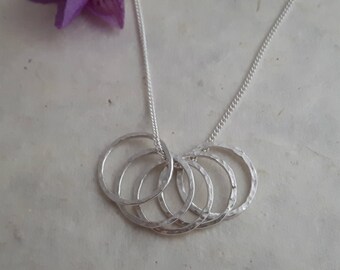 Sterling Silver Five 'Circles' Pendant